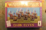 CLASSIC Warhammer Dark Elves NIB Plastic OOP Games Workshop Citadel Elf Warriors