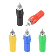 4mm Connector Binding Post, Banana Plug Jack Panel Mount Connectors 5 color