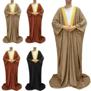 Abaya Muslim Men Kaftan Thobe Jubba Thoub Saudi Arab Men Robe Dishdasha Caftan