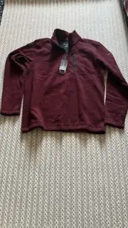 Eddie Bauer Quarter Zip Fleece Pullover Jacket, Men’s XL