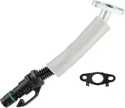AUCERAMIC Turbocharger Turbo Oil Return Pipe Tube with Gasket Fit for Chevrolet Cruze Sonic Trax 2012-2020 Buick Encore 2013-2021 1.4L L4 Replace# 55587854 55569839