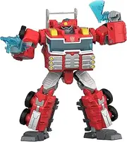 Transformers Age of The Primes Voyager Class Rescue Bot Heatwave, 7-inch Converting Action Figure, Robot Toys for Ages 8+