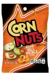 CORN NUTS Kickin' Dill Pickle Flavored Crunchy Corn Kernels, Bold & Zesty Sna...