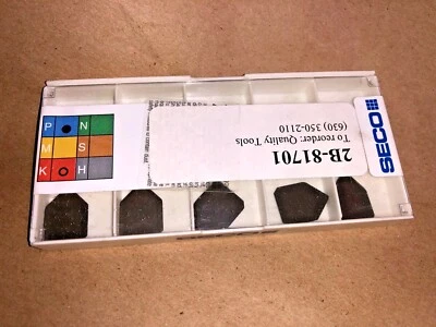SECO CARBIDE INSERTS SEAN 1203ZZTN MD15 MP1500 QUANTITY 10