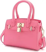 [STAISE] Vegan Leather Satchel Purse for Women, Trendy Mini Crossbody Shoulder Bag, Small Top Handle Handbag Evening Clutches