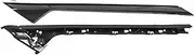 Wivplex 1 Set Windshield Pillar Trim Panel Molding, for Ford, for Explorer, 2011-2019 Replaces BB5Z7803136AA BB5Z-7803136-AB 926-450/451 Car A-Pillar Trim Cover(2PCS Left Carbon)