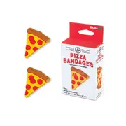 18pc Gamago Pizza Bandages Kids First Aid Bandaid Wound Plaster w/ Box 4.7cm