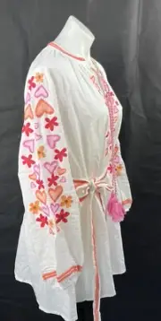 BONITA COLLECTIVE Boho Embroidered Tunic Dress Size XL-XXL/14-16-18 BNWT RRP$419