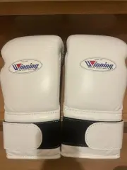 Winning Boxing Gloves MS-500 14oz lace up Type white from japan