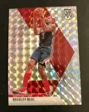 2019/20 Panini Mosaic SILVER MOSAIC Prizm BRADLEY BEAL Wizards #132