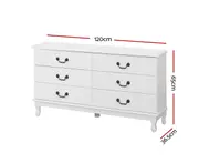 Bedroom Dresser Table Lowboy Storage Cabinet White Bedroom