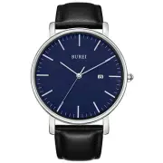 Men's Fashion Minimalist Wrist Watch Waterproof Watches Simple Ultra Thin Wat...