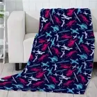 Poor Tight Splicing Light 3D Warm Plush Fleece Blanket Picnic Sofa Couch