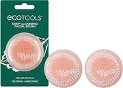 EcoTools Mini Facial Cleansing Brush, Infused with Citrus, Boosts Collagen, Safe for Sensitive Skin, Exfoliates & Clean Pores, Travel Sized, Ecofriendly, Vegan & Cruelty-Free, 1 Count