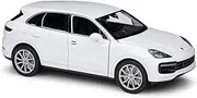 Scale Finished Model Car 1:24 for Porsche Macan Turbo Car Alloy Diecast Static Simulation Metal Car Model Toy Collection Gift Miniature Replica Car(White)