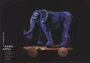 KAREL APPEL Die Zauberflote (Magic Flute), Elephant 27.5" x 39.25" Poster 1995 E