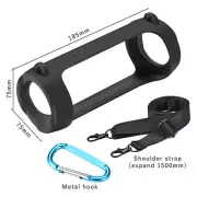 For JBL FLIP5 FLIP6 Silicone Protective Cover Shell +Shoulder Strap Speaker