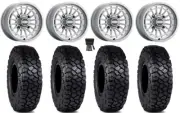 MetalFX Delta Contrast Cut 15" Wheels Gm 30" Intersect Tires RZR XP 1K / PRO XP