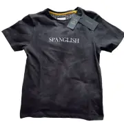 Denim & Flower Ricky Singh Short Sleeve Graphic Shirt Cotton Youth size 7