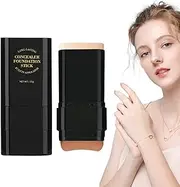 Foundation Stick Full Coverage,15g Portable Contour Foundation 15g - Long-lasting Face Concealer Cream for Women Girls, Facial Primer
