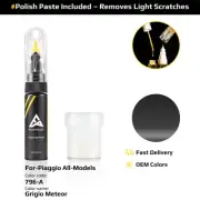 Touch Up Paint For Piaggio All Models 796/A Grigio Meteor With Polish Paste