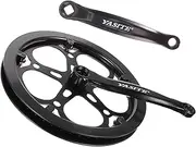 SUPVOX Mountain Bike Replacement Parts 1 Set Crankset Hand Crank Iron Crankset for Bicycles