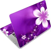 Purple Flowers 11.6 13 13.3 14 15 15.6 inches Netbook Laptop Skin Sticker Reusable Protector Cover Case for Laptop Notebook FY-NEK-13