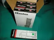 BOX OF 6 NEW MASTER LOCK KEYED SAFETY LOCKOUT PADLOCKS 4112KEYGRN *NEW*
