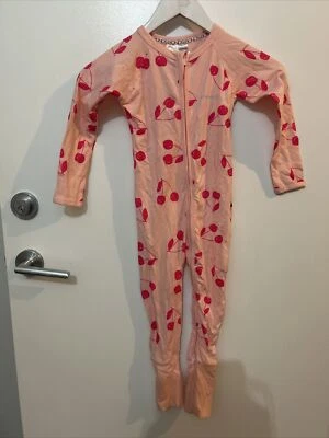 BONDS ZIP WONDERSUIT CHERRY BNWT SZ 3 (f68
