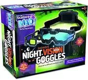 Science MAD! Night Vision Goggles for Kids - for Fun Night Missions - Lightweight, Flip Out Scope, 2X Magnification, Twin LED Beams, Blue Lenses, 6+ Years, ‎20 x 10 x 5.5 cm (SM55), Black