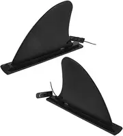 NAMOARLY 2pcs Surfboard Fin: Kayak Tail Fins Replacement - PVC Water Divider Paddleboard Accessories for Water Sports Paddle Board Canoe Accessory