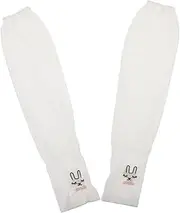 [Angoily] Sun Protection Gloves Fishing Arm Sleeves Waterproof Hand Detachable Warmer Cut Bite-proof Arm Guard Sun Protection Arm Sleeves Coolers Milk Shreds (ice Shreds) Sky-blue