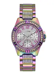 GUESS Purple Lady Frontier Crystal Watch