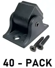 40 PC - Metal Railing Spindle Bracket, Swivel Shoe Foot 1/2" Square Spindles