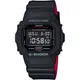 CASIO 卡西歐 G-SHOCK 經典人氣電子錶-紅黑(DW-5600HR-1)