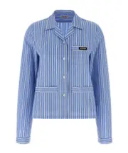 striped shirt IT38 light blue