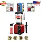 1800W Professional Countertop Blender - 52oz Capacity for Smoothies & Shakes