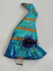 Target Whimsy Witch Blue Halloween One Size Fits All Youth Hat New