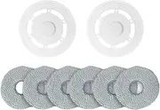 Mop Brackets Kit Mopping Plate Mop Cloth Mount Carpet Auto Lift Replace Robot Cleaer Spare.Compatible for Deebot T20 OMNI/T20 Pro(Set 3)