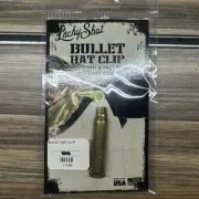 Lucky Shot Hat Clip Brass NWT Mans Cave Dad Gift