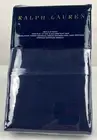 RALPH LAUREN TWIN RL 464 Polo Navy Blue Flat Bed Sheet 100% Cotton