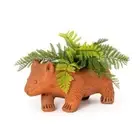Wombat Terracotta Planter Pot Plant Garden Sculpture Statue