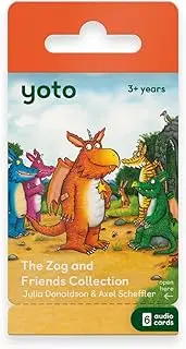 Yoto Zog & Friends Collection by Julia Donaldson – 6 Kids Audio Cards for Use with Yoto Player & Mini All-in-1 Audio Player, Screen-Free Listening with Fun Playtime, Bedtime & Travel Stories, Ages 3+