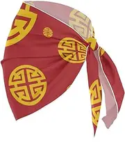 [GuoChe] Women Sexy Lady Bikini Bottom Chinese Symbol Wealth and Prosperity Gold Red (prop2) Elegant for Beach Women