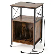 Costway Record Player Stand Side Table
