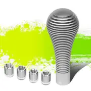 NRG Peformance Silver 6061 Aluminum Heat Sink Bubble Head Short Shift Knob Kit