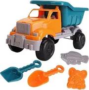 Amagogo Kids Beach Toys Sandbox Toy Age 3-10 Lightweight Birthday Gifts Truck Spade Pretend Play for Travel Outdoor Summer