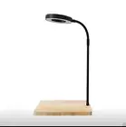 LED Aquarium Light 360 Degree Full Spectrum LED Light with Bamboo Board USB 10W