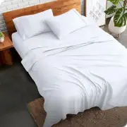 4 Pcs Hotel Luxury Bed Sheets & Pillowcases 100% Egyptian Cotton 800 Thread C...