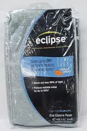Eclipse Canova Thermaback Blackout Panel – 42” x 84” - Blue - Ellery Homestyles